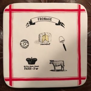 Rae Dunn large cheese/fromage platter, NWT.